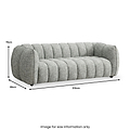 Arcot 3 Seater Sofa Moss Angle1 from Roseland Furniture