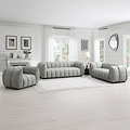 Arcot 3 Seater Sofa Moss Angle1 from Roseland Furniture