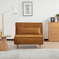 Halcomb Sofabed Pumpkin Angle1 from Roseland Furniture