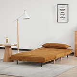 Halcomb Sofabed Pumpkin Angle1 from Roseland Furniture