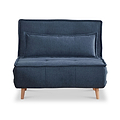 Halcomb Sofabed Blue Front1 from Roseland Furniture