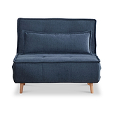 Halcomb Sofabed Blue Front1 from Roseland Furniture