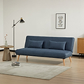 Lancell Navy Clik-Clak Sofa Bed from Roseland Furniture