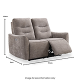 Alton 2 Seater Power Recliner Sofa Size1 from Roseland Furniture