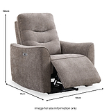Alton Power Recliner Armchair Size1 from Roseland Furniture