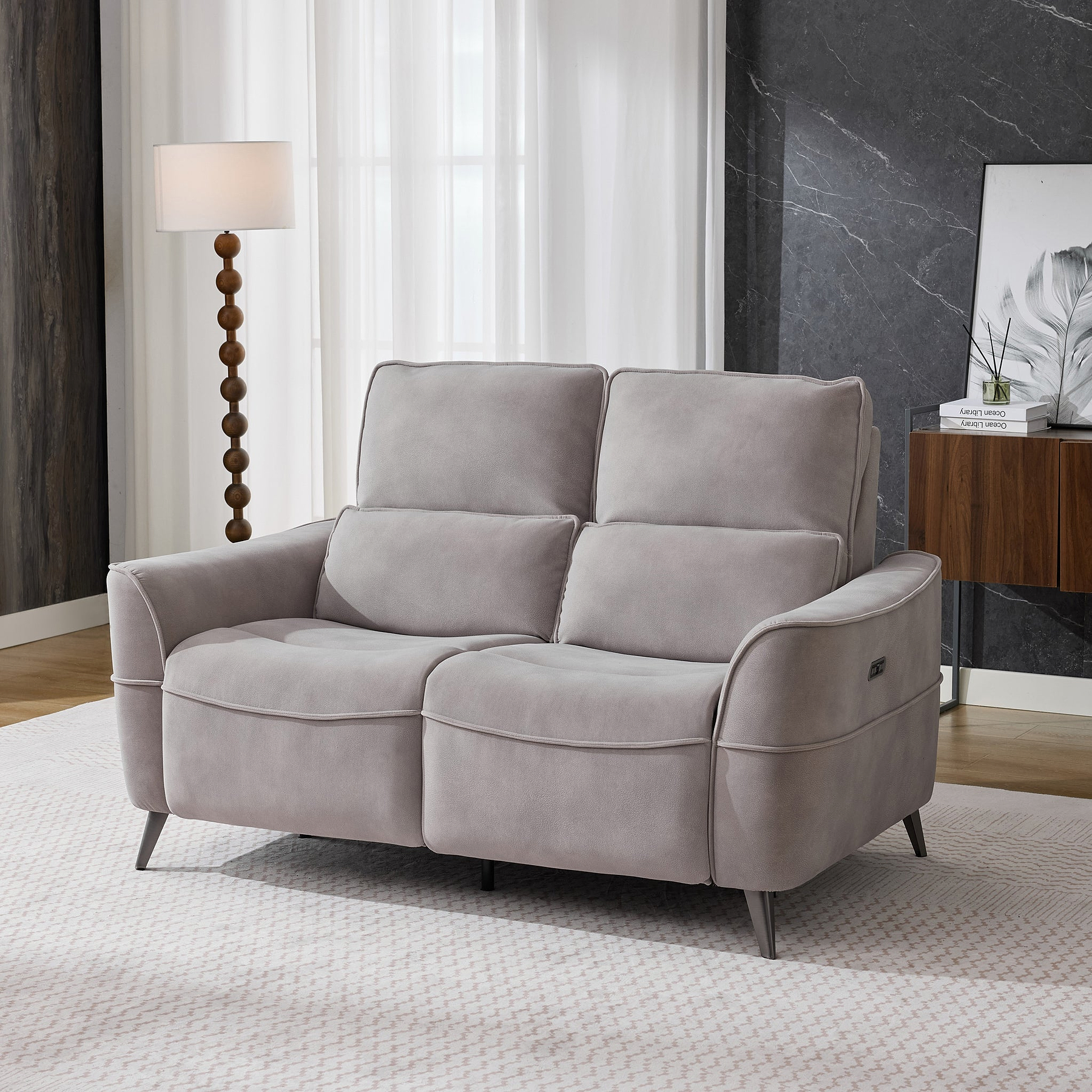 Belgrave 2 Seater Power Recliner Sofa Size1 from Roseland Furniture