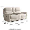 Adrenne Power Recliner 2 Seater Sofa with Console from Roseland Furniture