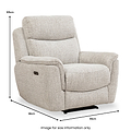 Adrenne Power Recliner Armchair Angle1 from Roseland Furniture