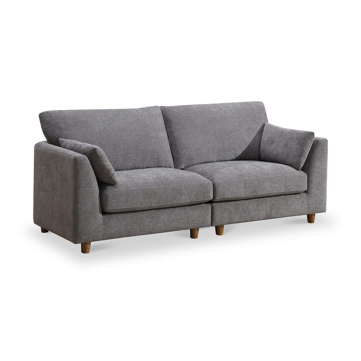 Avier 3 Seater Sofa Stone Angle1 from Roseland Furniture