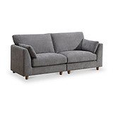 Avier 3 Seater Sofa Stone Angle1 from Roseland Furniture