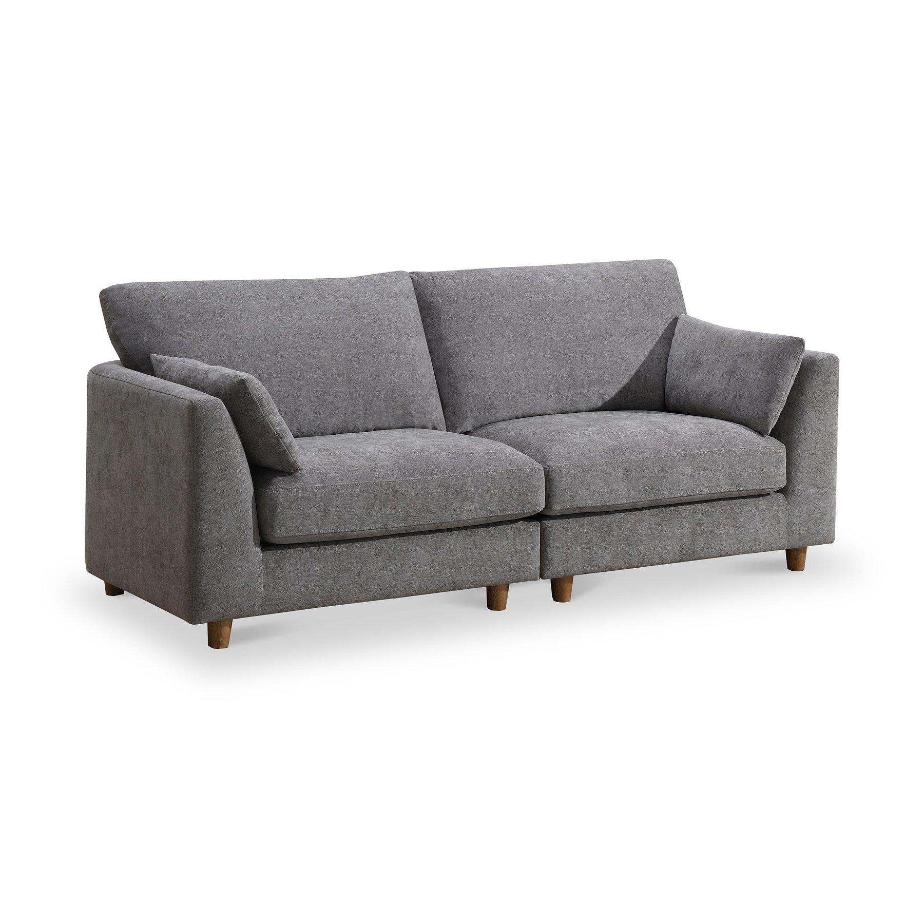 Avier 3 Seater Sofa Stone Angle1 from Roseland Furniture