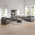 Avier 3 Seater Sofa Stone Angle1 from Roseland Furniture