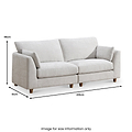 Avier 3 Seater Sofa Pearl Size1 from Roseland Furniture