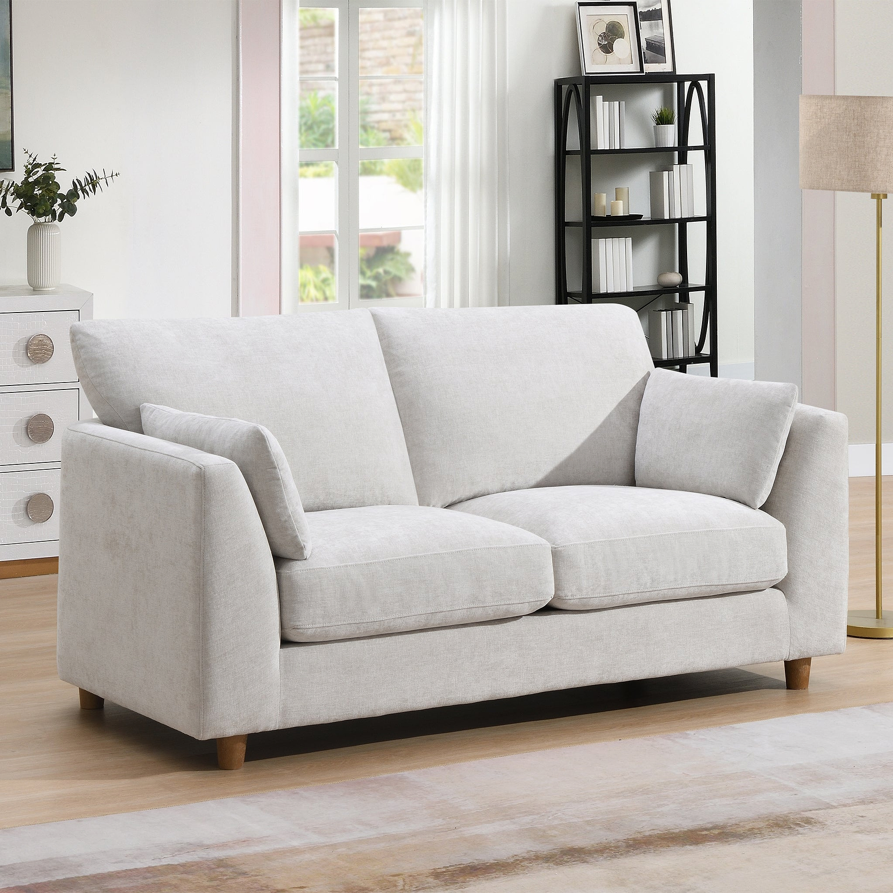 Avier 2 Seater Sofa Pearl Size1 from Roseland Furniture