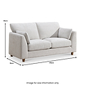 Avier 2 Seater Sofa Pearl Size1 from Roseland Furniture