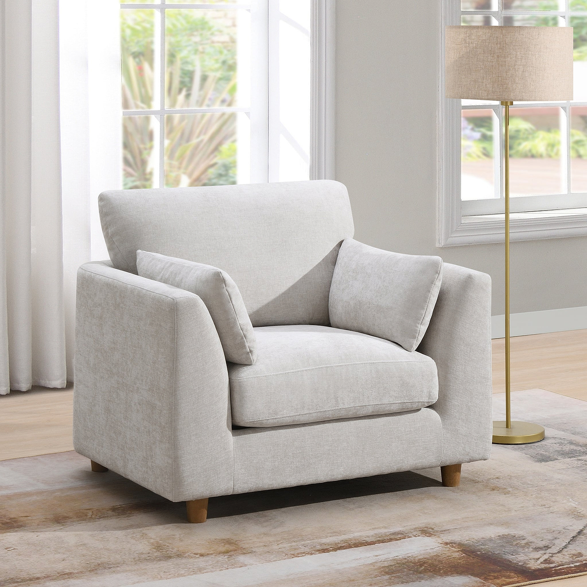 Avier Armchair Pearl from Roseland Furniture