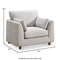 Avier Armchair Pearl from Roseland Furniture