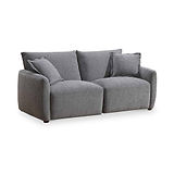 Novelle 3 Seater Sofa Light Grey Size1 from Roseland Furniture