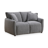 Novelle 2 Seater Sofa Light Grey Size1 from Roseland Furniture
