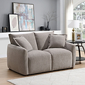 Novelle 2 Seater Sofa Stone Angle1 from Roseland Furniture