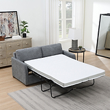 Denham 2 Seater Sofa Bed Grey Size1 from Roseland Furniture