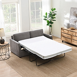 Denham 2 Seater Sofa Bed Stone Size1 from Roseland Furniture