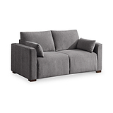 Lior 2 Seater Sofa Bed Light Grey Angle1 from Roseland Furniture