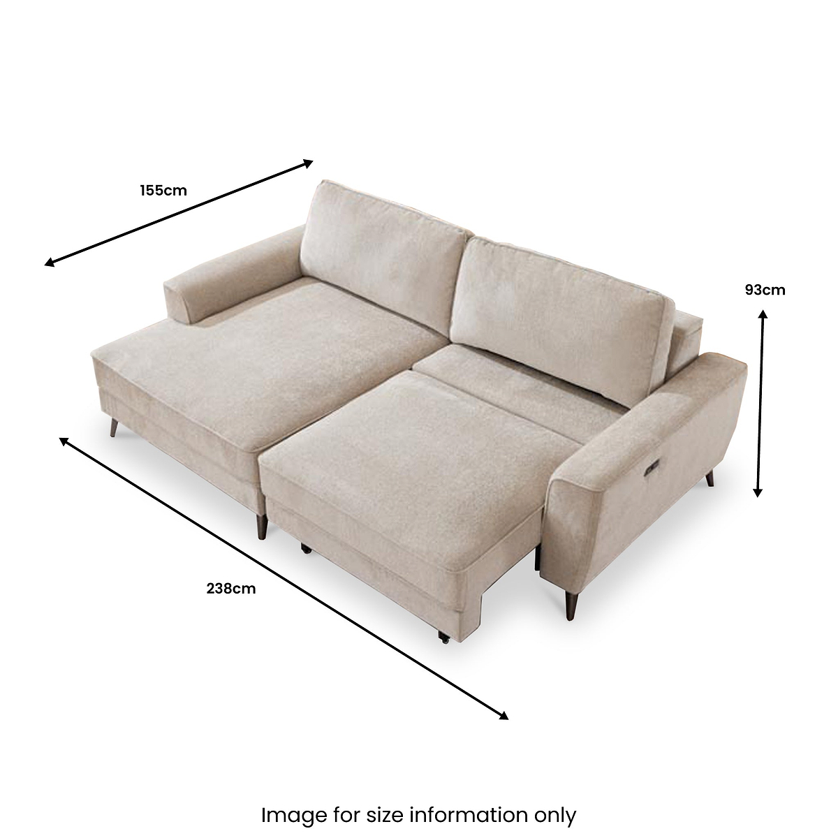 Briar Power Extending Footrest Sofa Size1 from Roseland Furniture