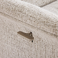 Marlowe Swivel Chair and Footstool Beige from Roseland Furniture