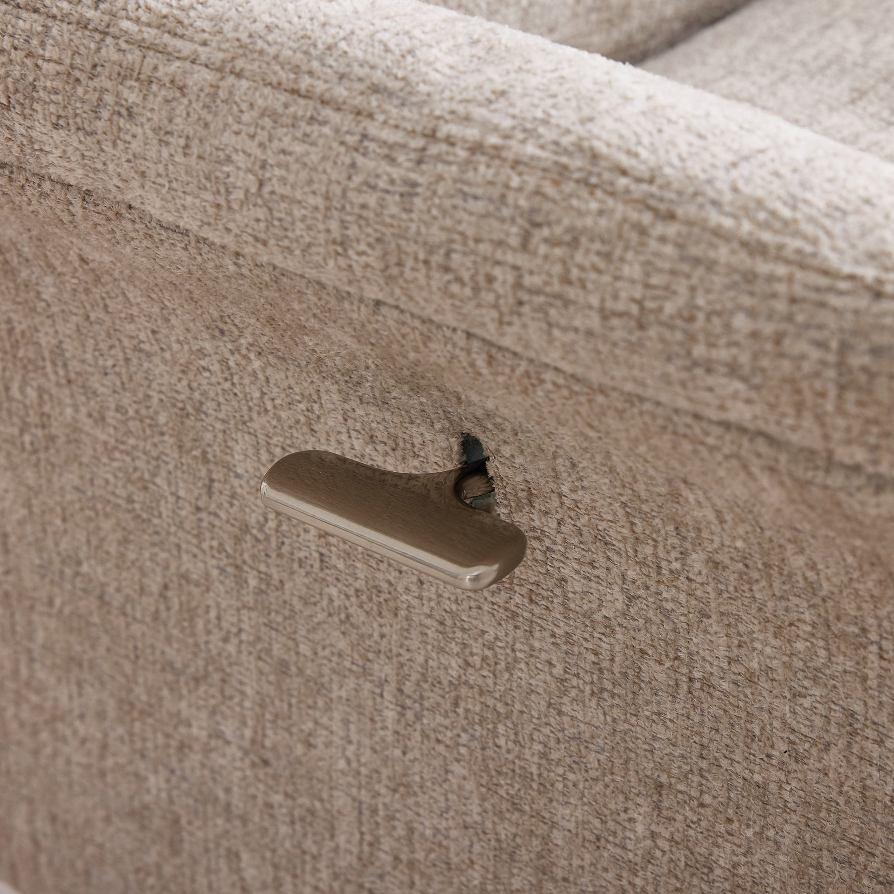 Marlowe Swivel Chair and Footstool Oatmeal Close1 from Roseland Furniture