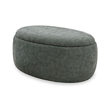 Kensal Storage Ottoman Large Winter Moss Angle1 from Roseland Furniture