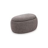 Kensal Storage Ottoman Small Stone Size1 from Roseland Furniture