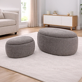 Kensal Storage Ottoman Small Stone Size1 from Roseland Furniture