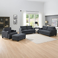 Hebden 2 Seater Sofa Graphite from Roseland Furniture