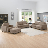 Hebden 2 Seater Sofa Taupe from Roseland Furniture