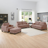 Hebden 2 Seater Sofa Flamingo from Roseland Furniture