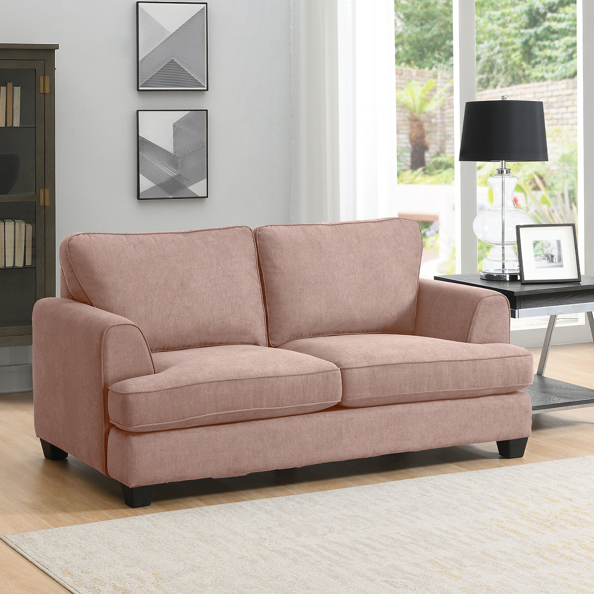 Hebden 2 Seater Sofa Flamingo from Roseland Furniture