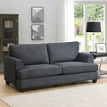 Hebden 3 Seater Sofa Graphite from Roseland Furniture