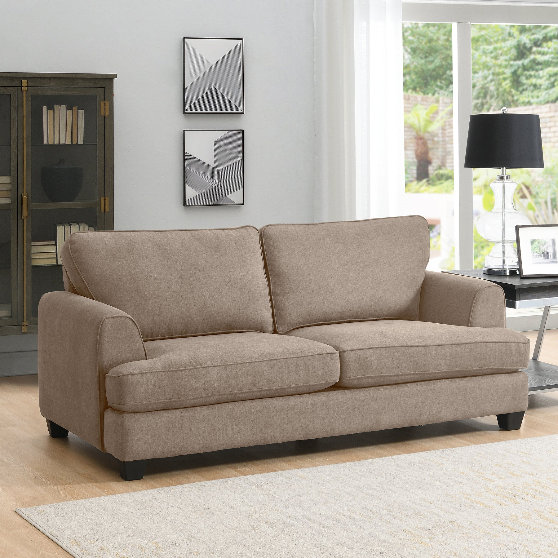 Hebden 3 Seater Sofa Taupe from Roseland Furniture