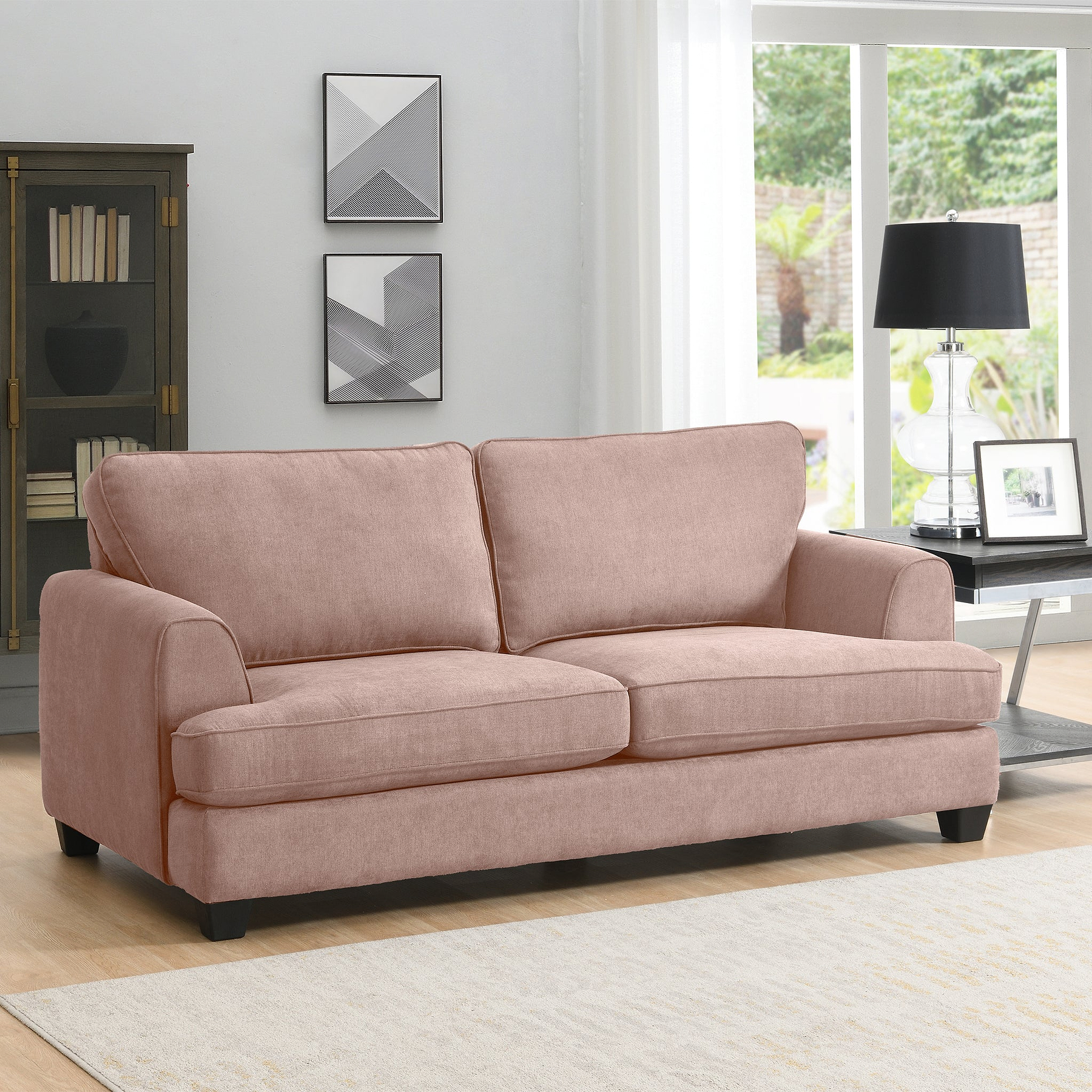 Hebden 3 Seater Sofa Flamingo from Roseland Furniture