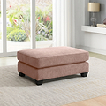 Hebden Footstool Flamingo from Roseland Furniture