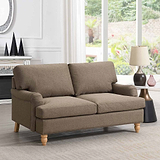 Ripon 2 Seater Sofa Taupe from Roseland Furniture