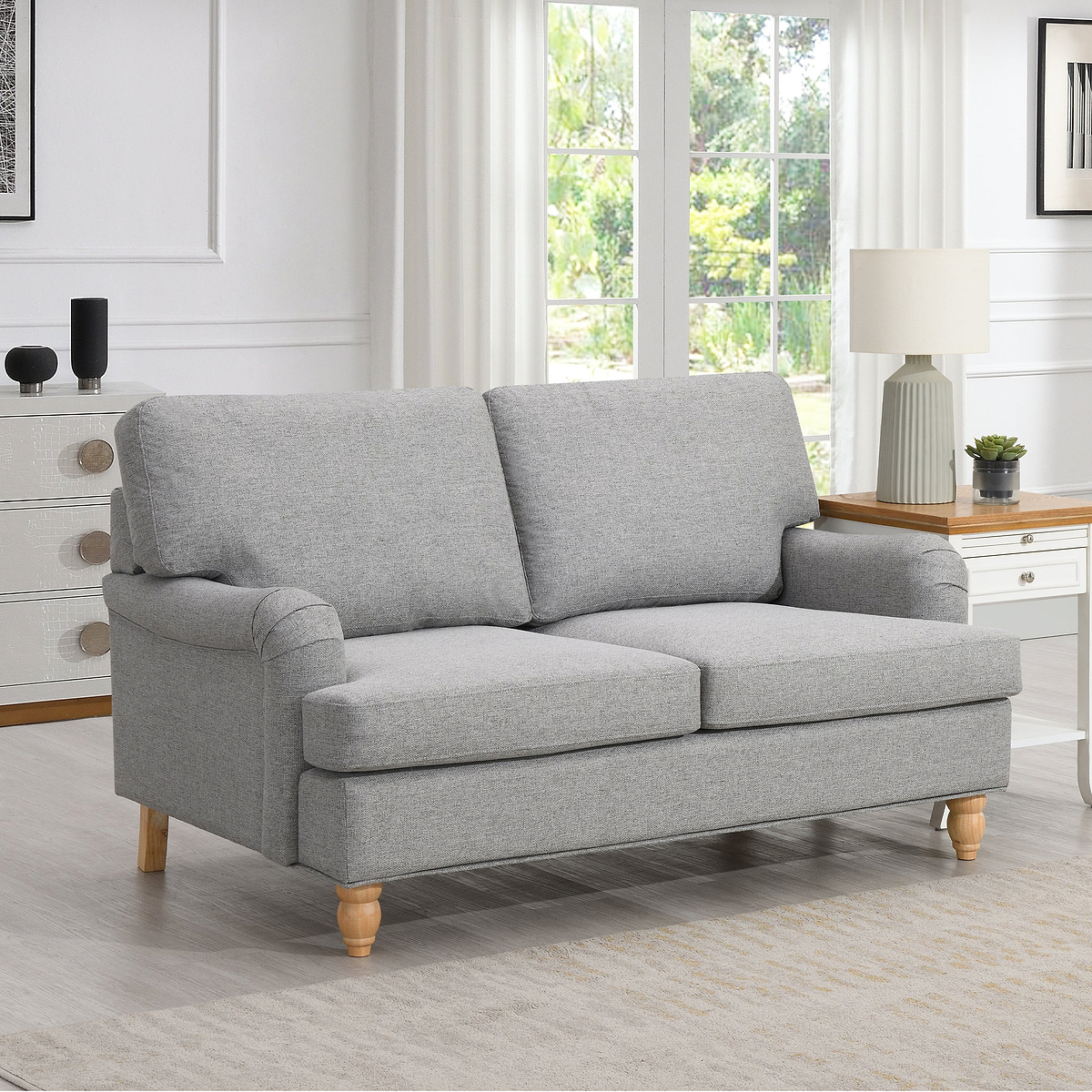 Ripon 2 Seater Sofa Ash from Roseland Furniture