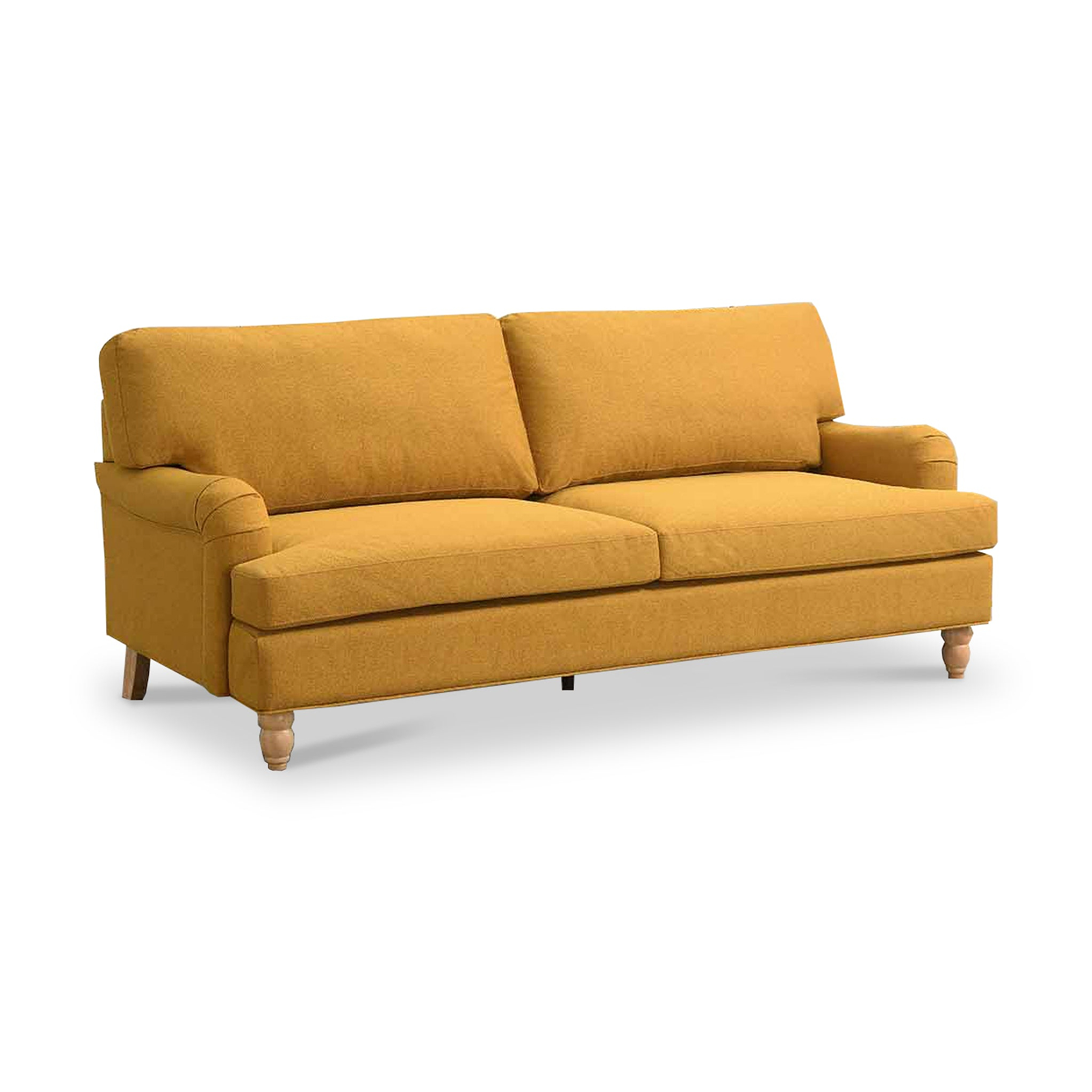 Ripon 3 Seater Sofa Mustard from Roseland Furniture