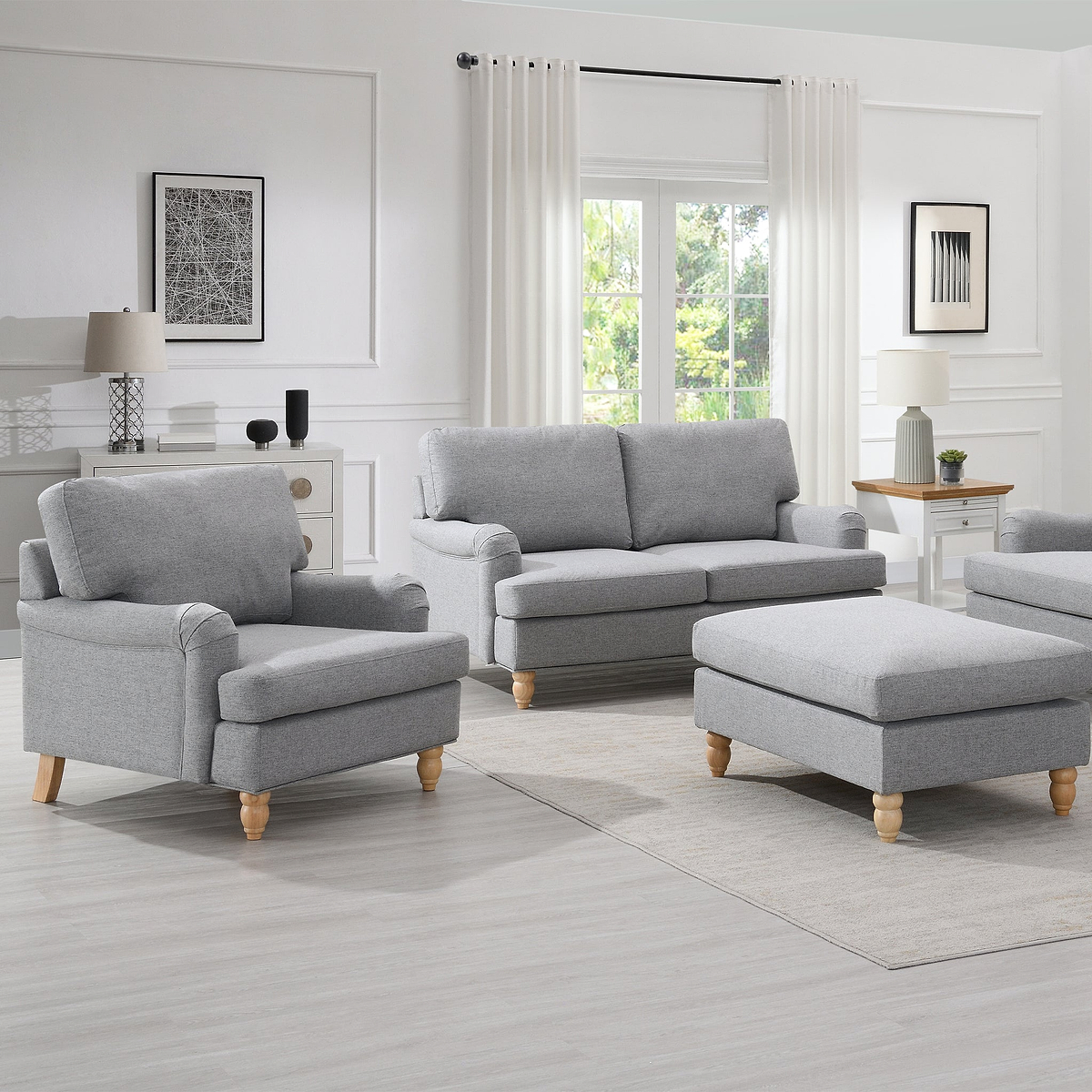 Ripon Armchair Ash from Roseland Furniture