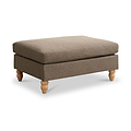 Ripon Footstool Taupe from Roseland Furniture