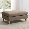 Ripon Footstool Taupe from Roseland Furniture