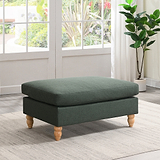 Ripon Footstool Winter Moss from Roseland Furniture
