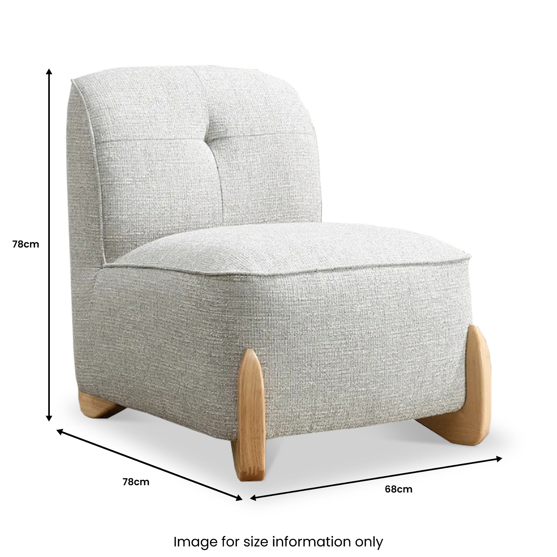 Hessle Accent Chair Stone from Roseland Furniture