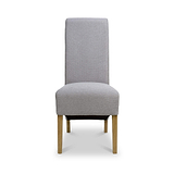 Genna Light Grey Woven Dining Chair